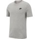 Camiseta Nike Sportswear Club Cinza